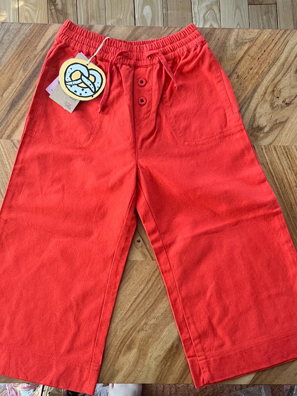 Red Flower Pants